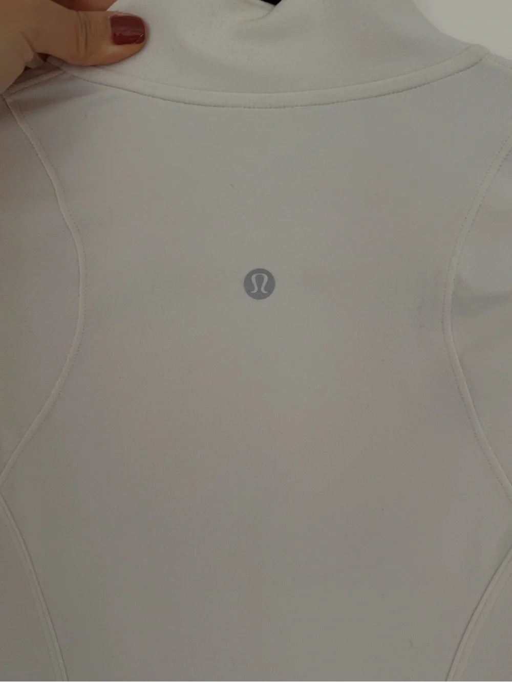 lululemon athletica White Lightweight Zip-Up Active Jacket